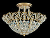 Schonbek - Five Light Semi-Flush Mount - Rivendell - Antique Silver- Union Lighting Luminaires Decor