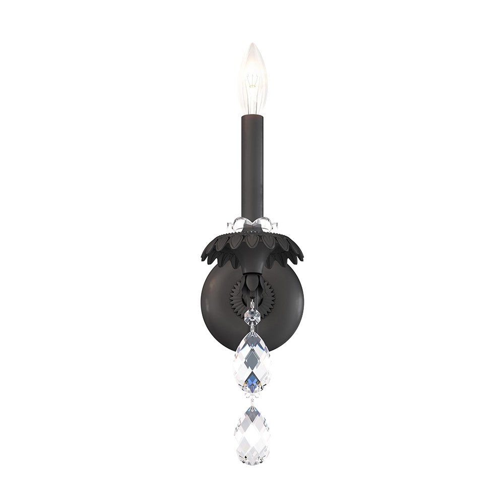 Schonbek - One Light Wall Sconce - Helenia - Heirloom Silver- Union Lighting Luminaires Decor