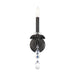 Schonbek - One Light Wall Sconce - Helenia - Antique Silver- Union Lighting Luminaires Decor