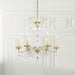 Schonbek - Six Light Chandelier - Helenia - Black- Union Lighting Luminaires Decor