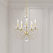 Schonbek - Five Light Chandelier - Priscilla - Black- Union Lighting Luminaires Decor