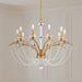 Schonbek - Ten Light Chandelier - Priscilla - Heirloom Gold- Union Lighting Luminaires Decor
