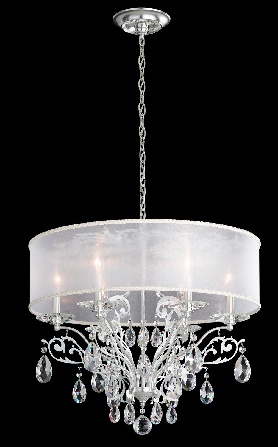 Schonbek - Six Light Chandelier - Filigrae - French Gold- Union Lighting Luminaires Decor