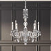 Schonbek - Eight Light Chandelier - Hamilton Nouveau - Polished Silver- Union Lighting Luminaires Decor