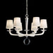 Schonbek - Six Light Chandelier - Emilea - Heirloom Gold- Union Lighting Luminaires Decor