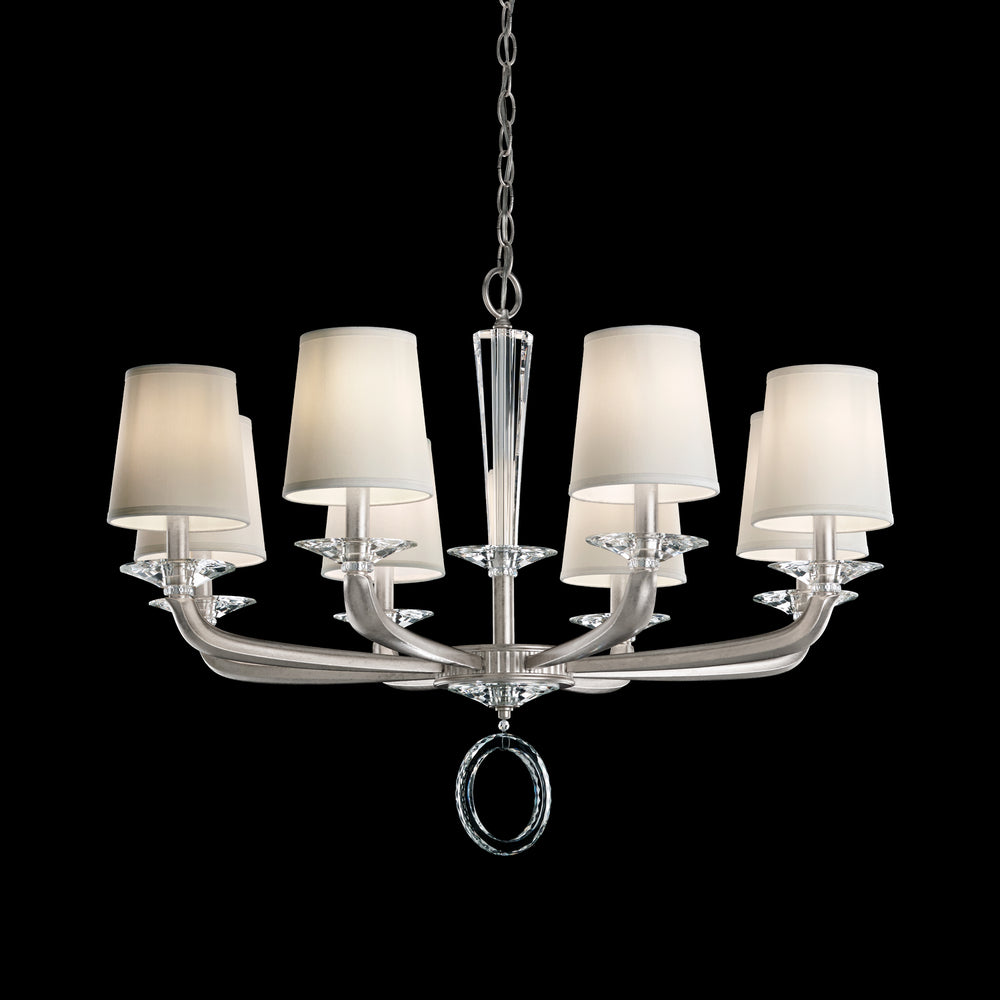 Schonbek - Eight Light Chandelier - Emilea - French Gold- Union Lighting Luminaires Decor