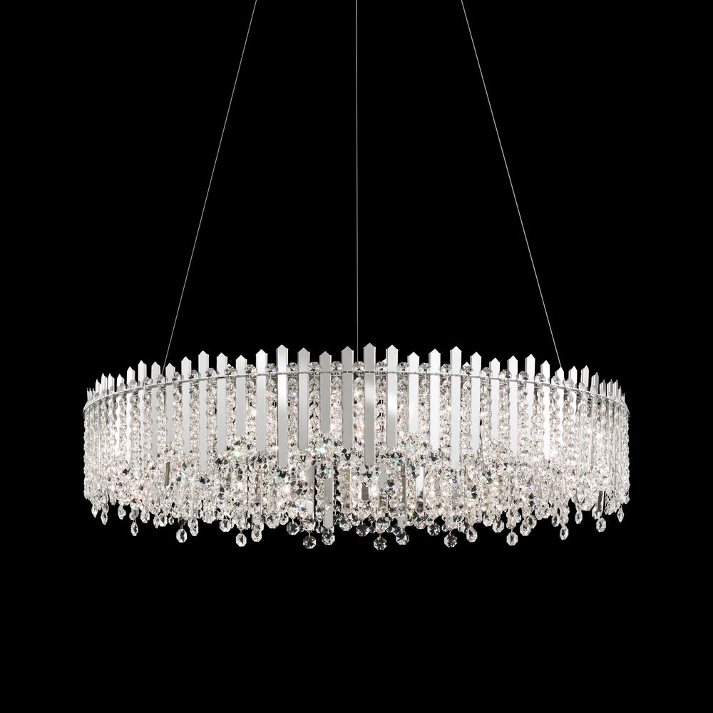 Schonbek - 18 Light Pendant - Chatter - Polished Stainless Steel- Union Lighting Luminaires Decor