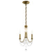 Schonbek - Three Light Chandelier - Verdana - Black- Union Lighting Luminaires Decor