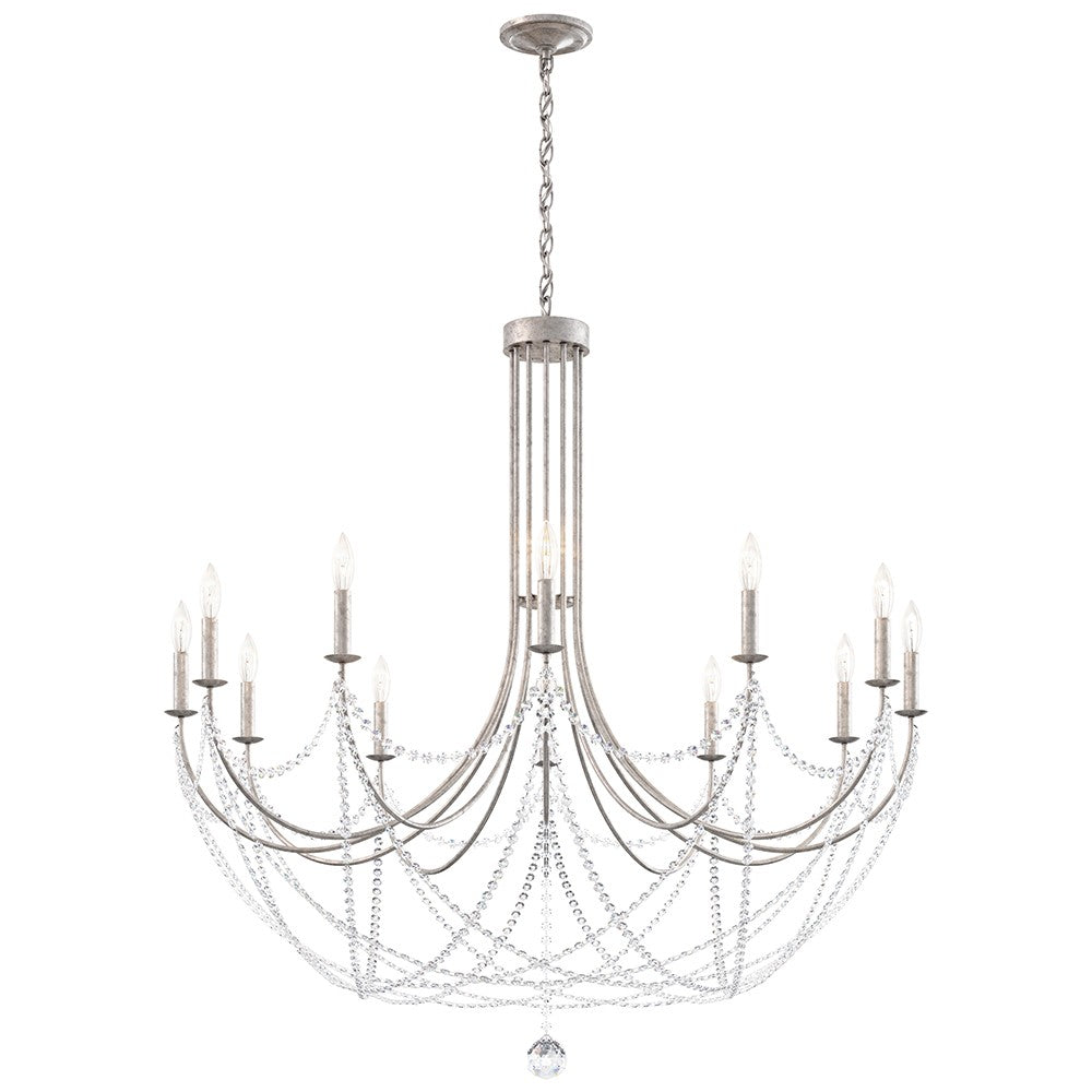 Schonbek - 12 Light Chandelier - Verdana - Black- Union Lighting Luminaires Decor