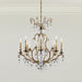 Schonbek - Eight Light Chandelier - Renaissance Nouveau - Heirloom Gold- Union Lighting Luminaires Decor