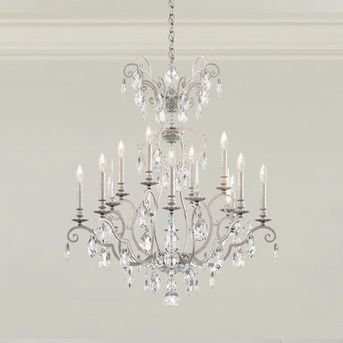 Schonbek - 12 Light Chandelier - Renaissance Nouveau - Heirloom Gold- Union Lighting Luminaires Decor