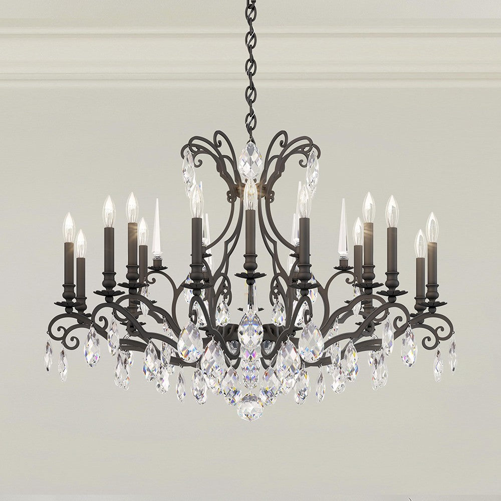 Schonbek - 18 Light Chandelier - Renaissance Nouveau - Etruscan Gold- Union Lighting Luminaires Decor