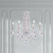 Schonbek - Six Light Chandelier - Siena - White- Union Lighting Luminaires Decor