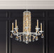 Schonbek - Eight Light Chandelier - Siena - Polished Stainless Steel- Union Lighting Luminaires Decor