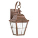 Generation Lighting Canada - One Light Outdoor Wall Lantern - Chatham - Weathered Copper- Union Lighting Luminaires Decor