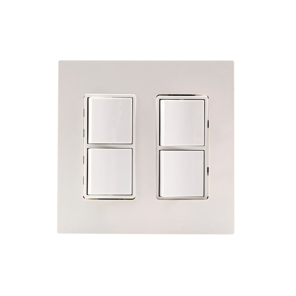 Eurofase Canada - Dual Duplex Switch Wall Plate And Gang Box - Stainless Steel- Union Lighting Luminaires Decor