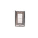 Eurofase Canada - Single Duplex Switch Wall Plate And Gang Box - Stainless Steel- Union Lighting Luminaires Decor
