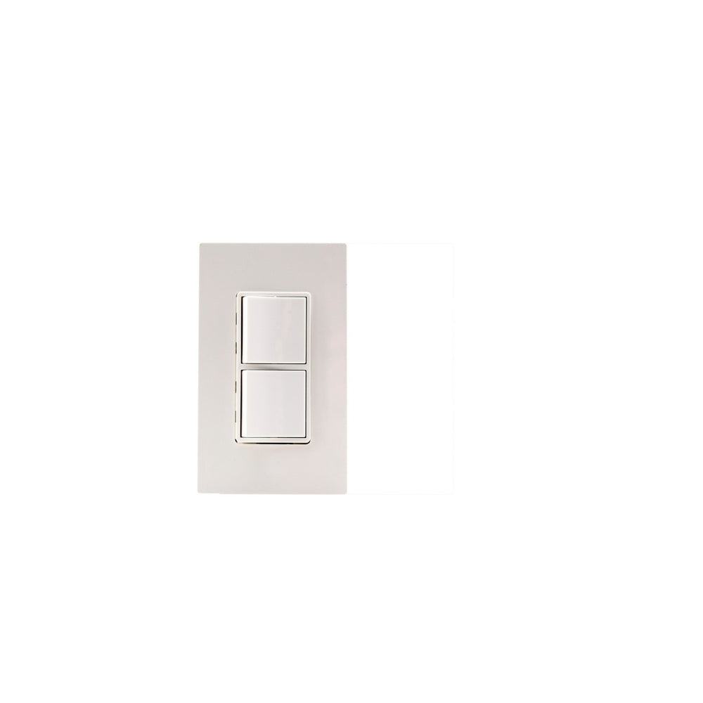 Eurofase Canada - Single Duplex Switch Wall Plate And Gang Box - White- Union Lighting Luminaires Decor