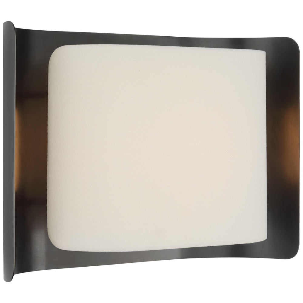 Visual Comfort Signature Canada - LED Wall Sconce - Penumbra - Bronze and Linen- Union Lighting Luminaires Decor