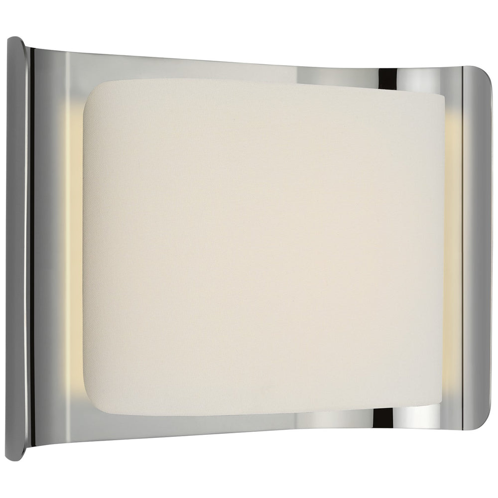 Visual Comfort Signature Canada - LED Wall Sconce - Penumbra - Polished Nickel and Linen- Union Lighting Luminaires Decor