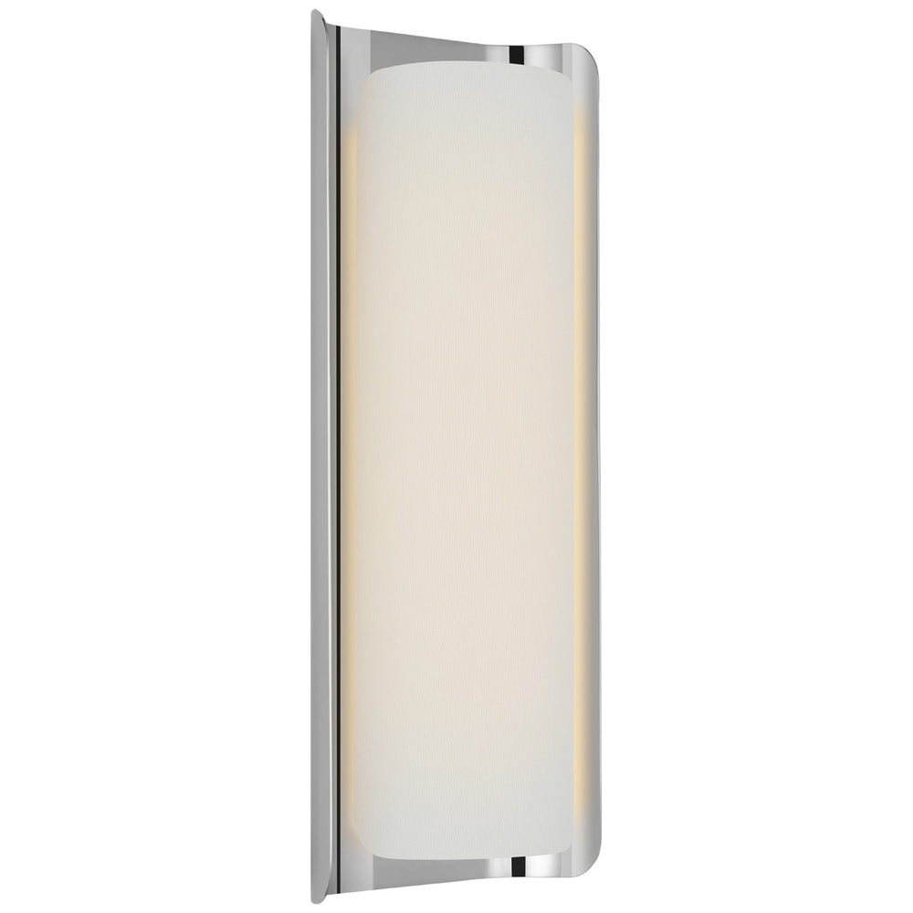 Visual Comfort Signature Canada - LED Wall Sconce - Penumbra - Polished Nickel and Linen- Union Lighting Luminaires Decor