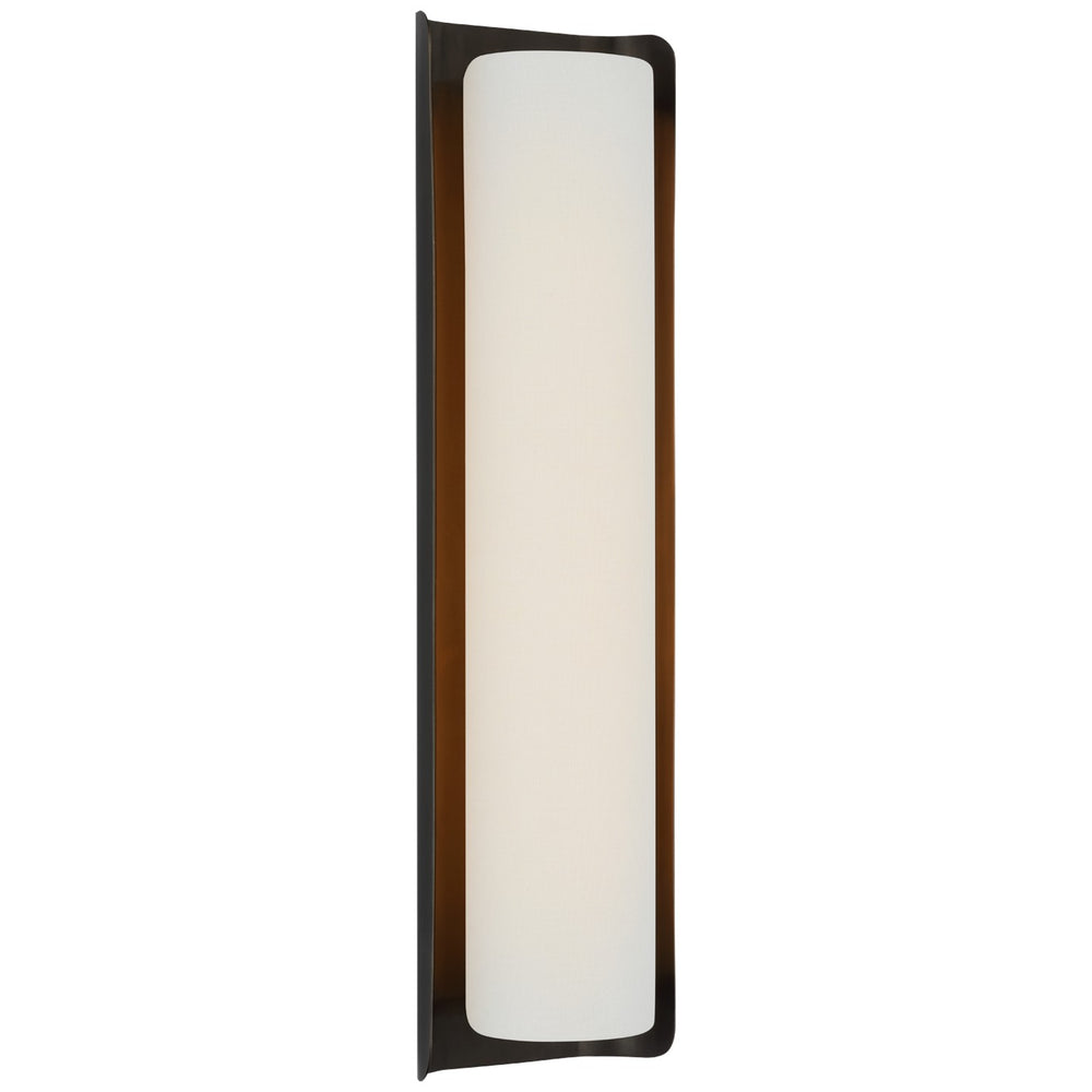 Visual Comfort Signature Canada - LED Wall Sconce - Penumbra - Bronze and Linen- Union Lighting Luminaires Decor