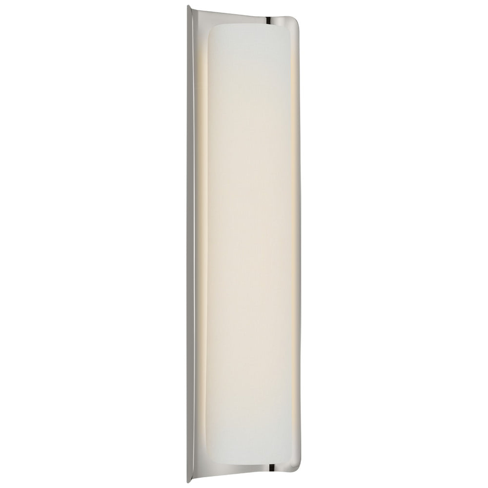 Visual Comfort Signature Canada - LED Wall Sconce - Penumbra - Polished Nickel and Linen- Union Lighting Luminaires Decor