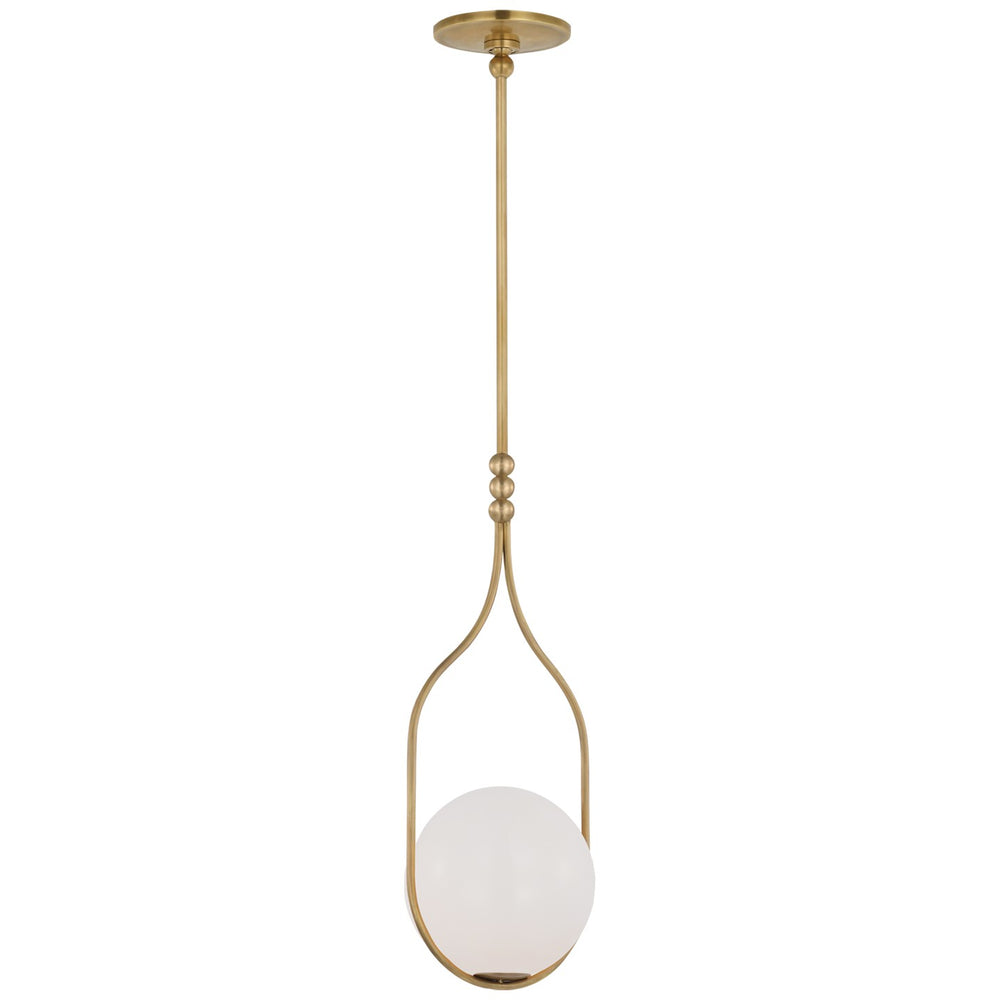 Visual Comfort Signature Canada - LED Pendant - Jodo - Hand-Rubbed Antique Brass- Union Lighting Luminaires Decor
