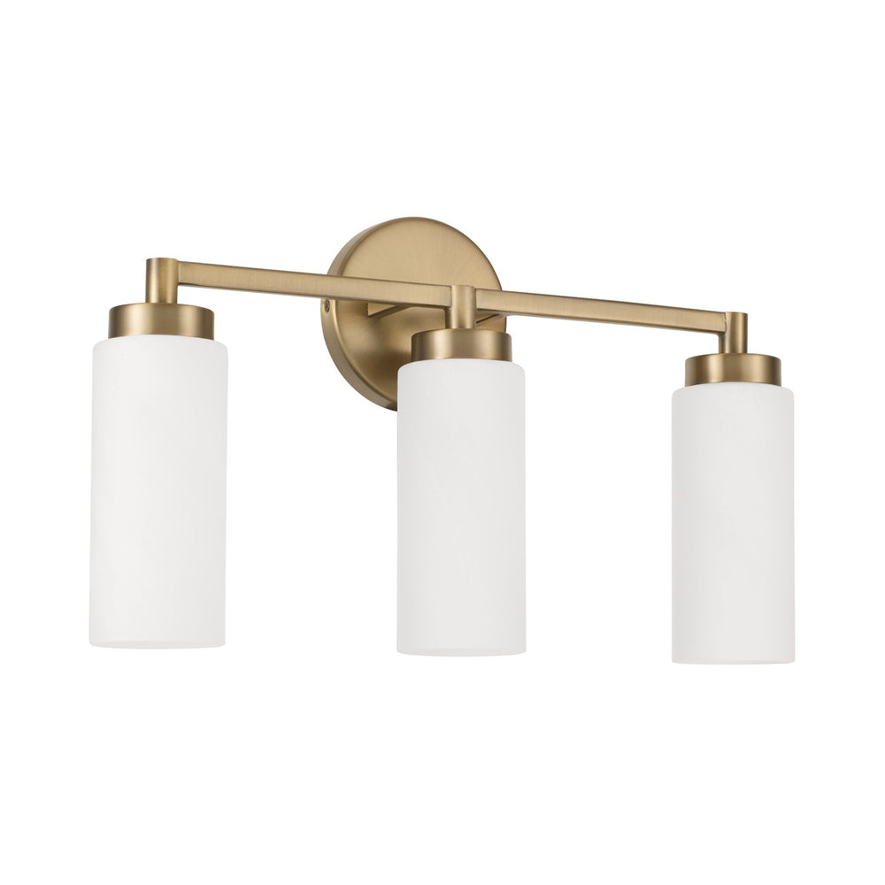 Capital Lighting - Three Light Vanity - Alyssa - Aged Brass- Union Lighting Luminaires Decor