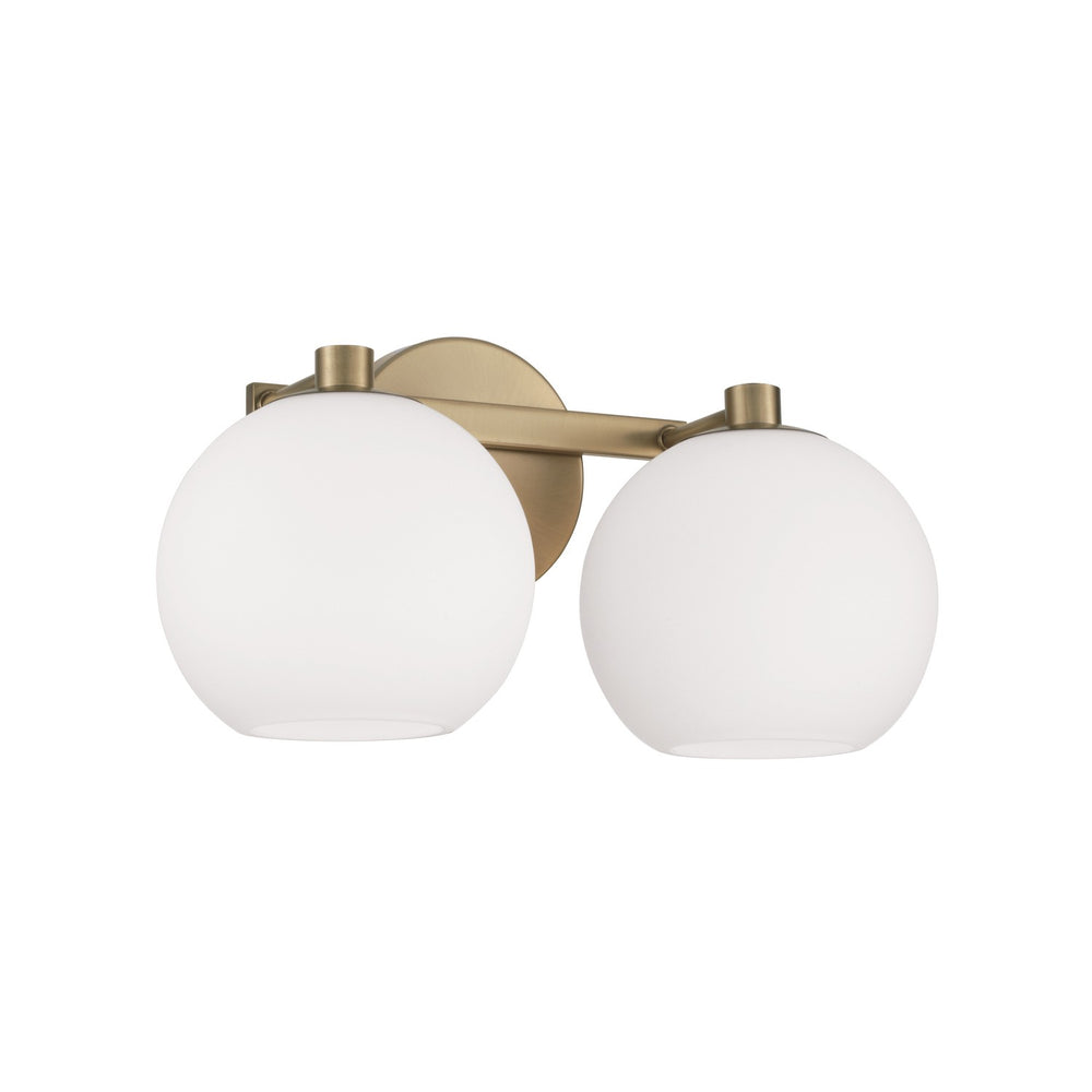 Capital Lighting - Two Light Vanity - Ansley - Aged Brass- Union Lighting Luminaires Decor