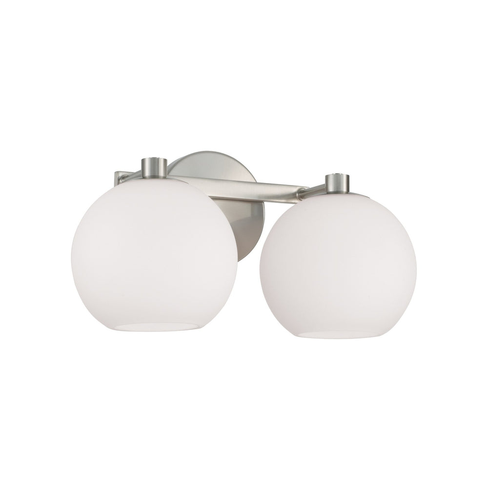 Capital Lighting - Two Light Vanity - Ansley - Brushed Nickel- Union Lighting Luminaires Decor