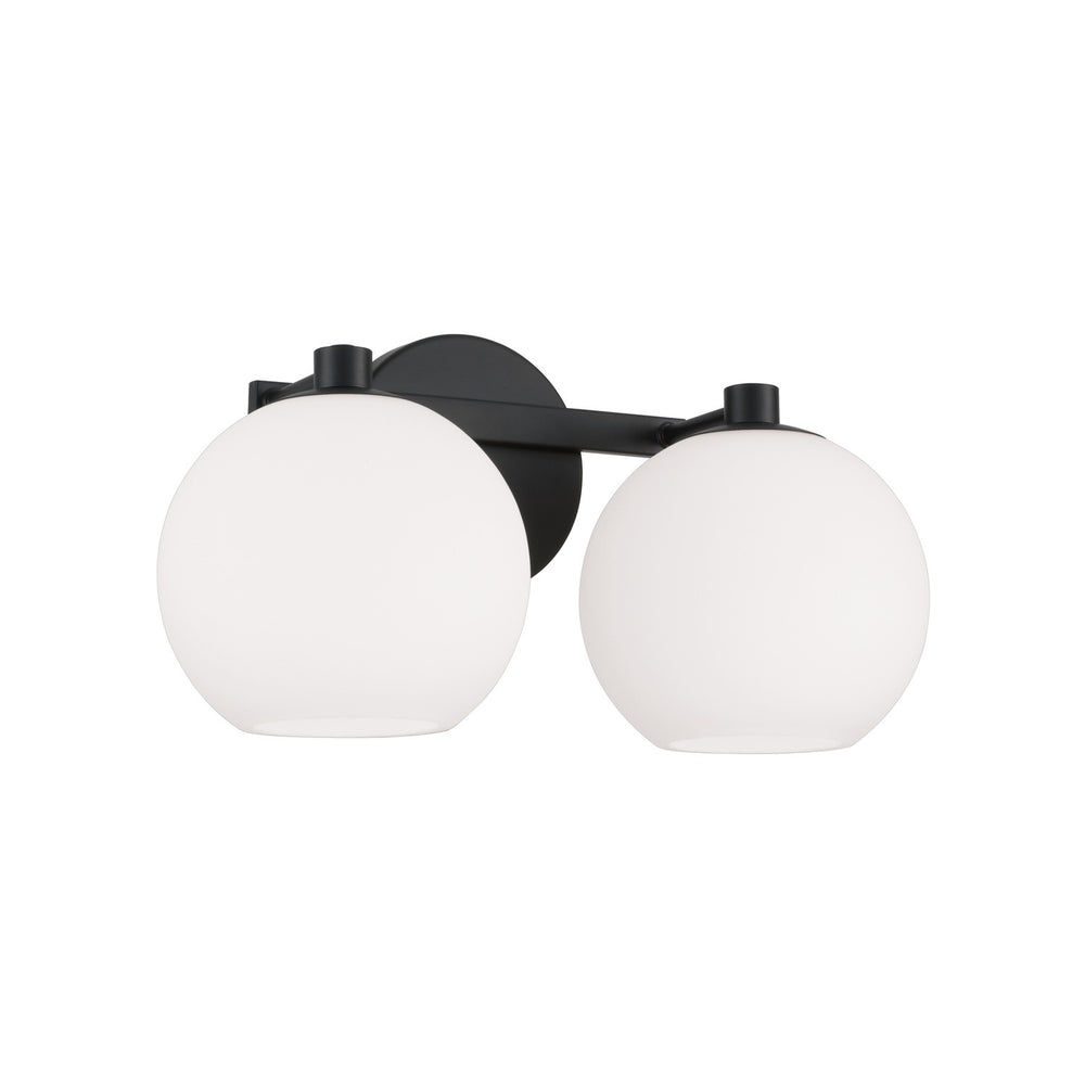 Capital Lighting - Two Light Vanity - Ansley - Matte Black- Union Lighting Luminaires Decor