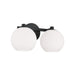 Capital Lighting - Two Light Vanity - Ansley - Matte Black- Union Lighting Luminaires Decor