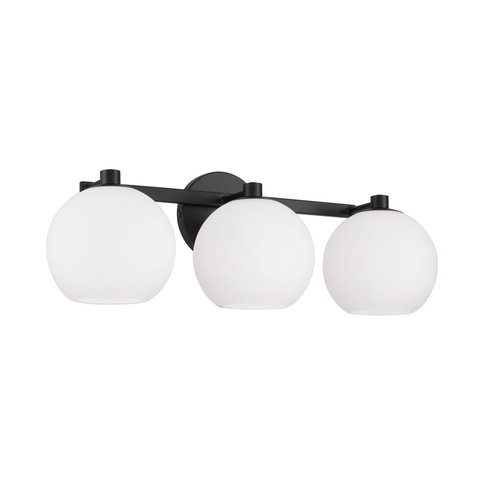 Capital Lighting - Three Light Vanity - Ansley - Matte Black- Union Lighting Luminaires Decor