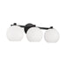 Capital Lighting - Three Light Vanity - Ansley - Matte Black- Union Lighting Luminaires Decor