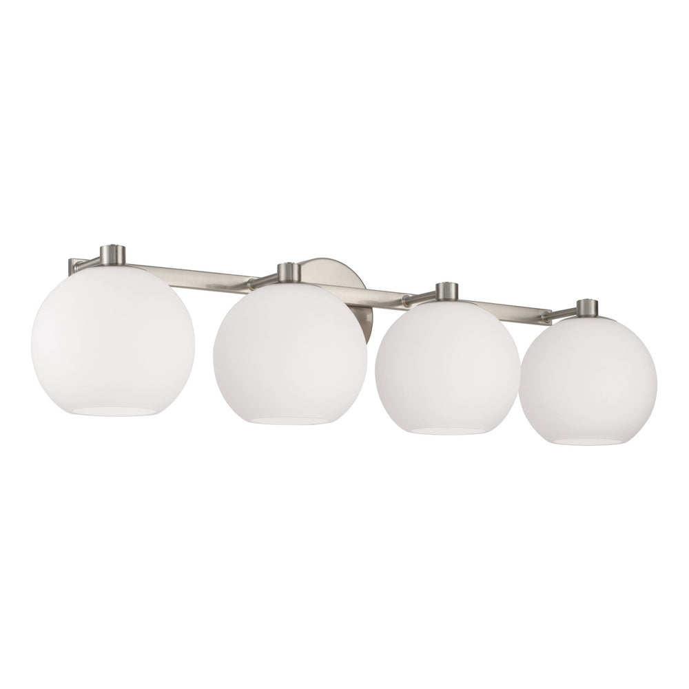 Capital Lighting - Four Light Vanity - Ansley - Brushed Nickel- Union Lighting Luminaires Decor