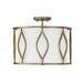 Capital Lighting - Three Light Semi Flush Mount - Cohen - Mystic Luster- Union Lighting Luminaires Decor