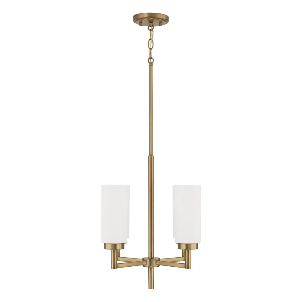 Capital Lighting - Four Light Pendant - Alyssa - Aged Brass- Union Lighting Luminaires Decor