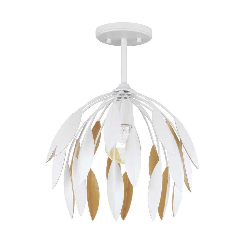 Capital Lighting - One Light Pendant - Margeaux - Matte White- Union Lighting Luminaires Decor