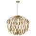 Capital Lighting - Five Light Pendant - Margeaux - Buffed Gold- Union Lighting Luminaires Decor