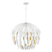 Capital Lighting - Five Light Pendant - Margeaux - Matte White- Union Lighting Luminaires Decor