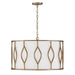 Capital Lighting - Four Light Pendant - Cohen - Mystic Luster- Union Lighting Luminaires Decor