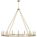 Capital Lighting - 20 Light Chandelier - Pearson - Aged Brass- Union Lighting Luminaires Decor