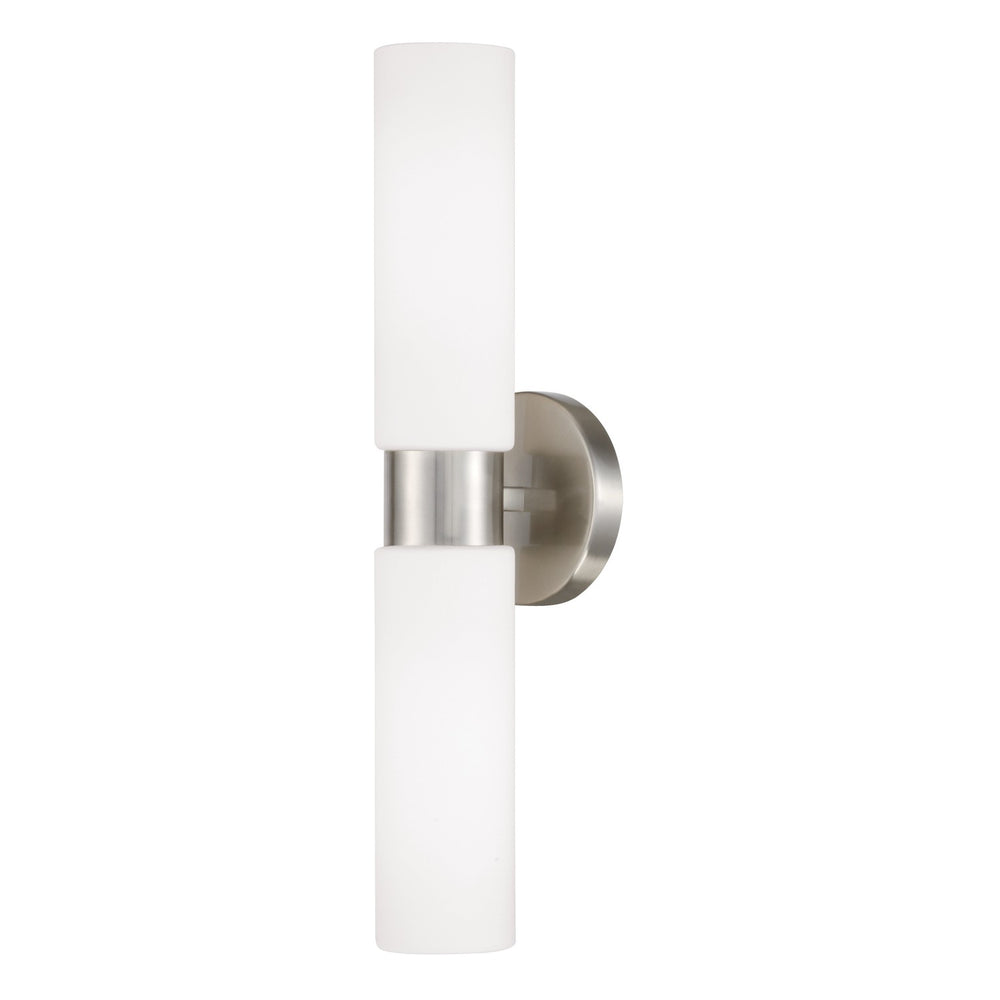 Capital Lighting - Two Light Wall Sconce - Theo - Brushed Nickel- Union Lighting Luminaires Decor
