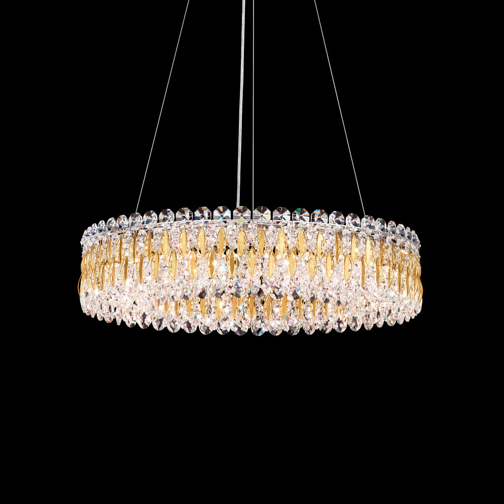 Schonbek - 12 Light Pendant - Sarella - White- Union Lighting Luminaires Decor