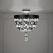 Schonbek - LED Semi-Flush Mount - Bali - Antique Silver- Union Lighting Luminaires Decor