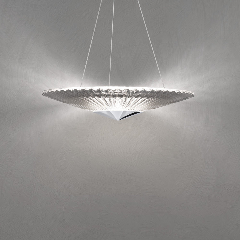 Schonbek - LED Pendant - Origami - Aged Brass- Union Lighting Luminaires Decor