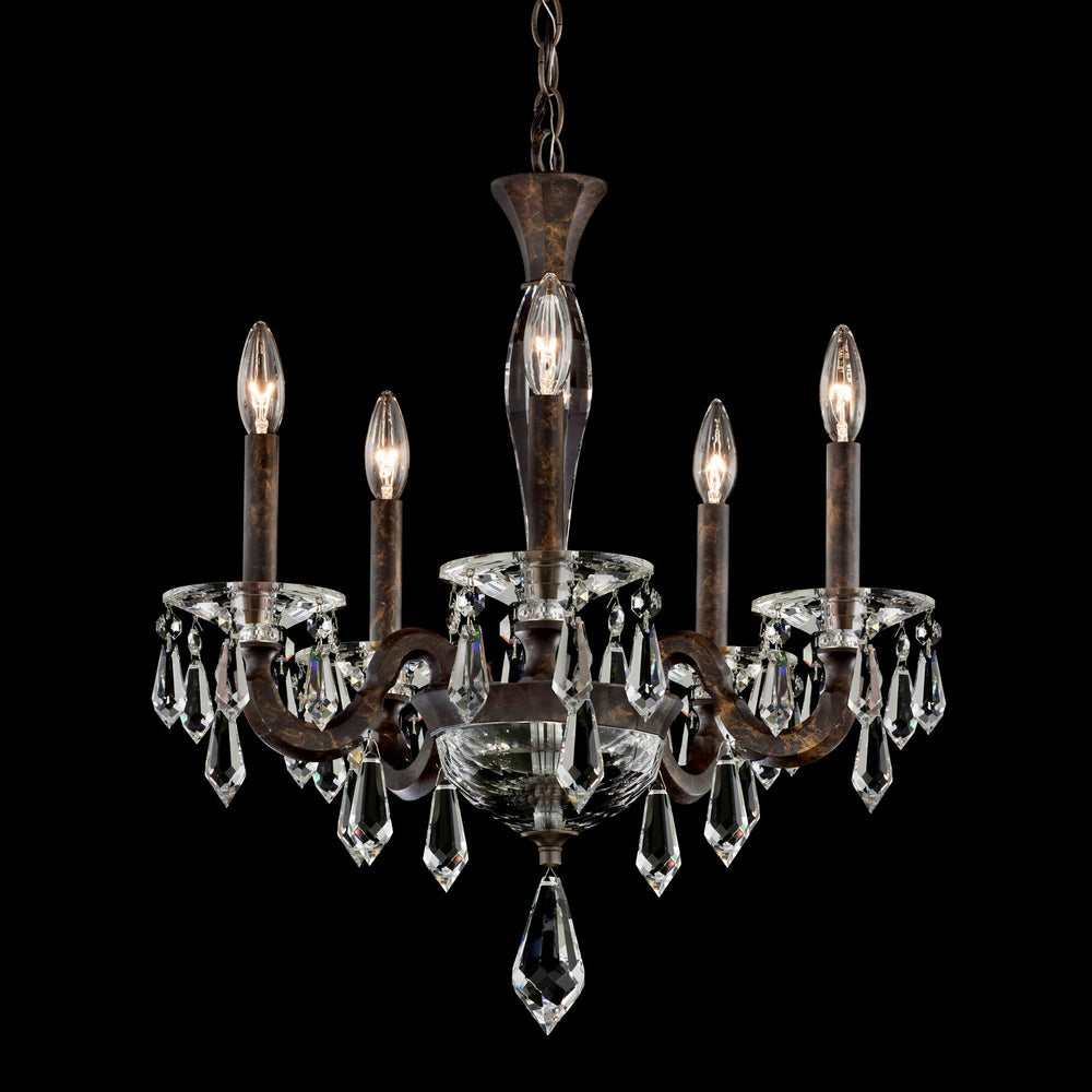 Schonbek - Five Light Chandelier - Napoli - Etruscan Gold- Union Lighting Luminaires Decor