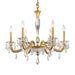 Schonbek - Six Light Chandelier - Napoli - Heirloom Bronze- Union Lighting Luminaires Decor