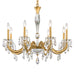 Schonbek - Eight Light Chandelier - Napoli - Etruscan Gold- Union Lighting Luminaires Decor